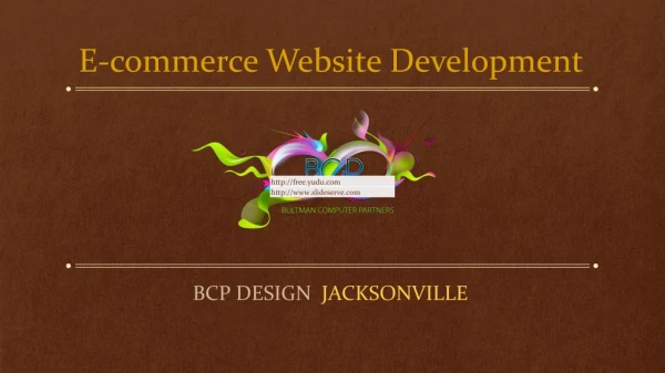 E-commerce Website Development @ BCP Design