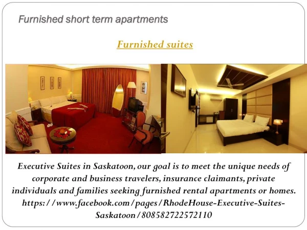 RhodeHouse Furnished suites