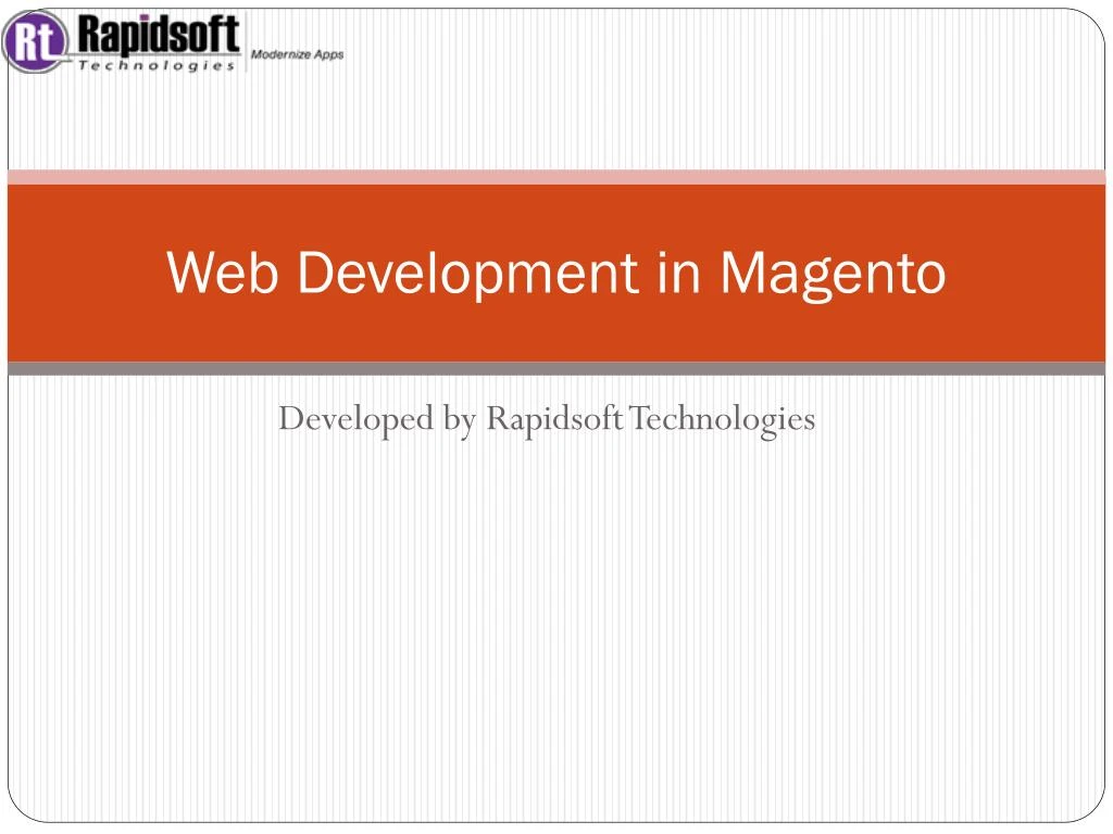 web development in magento