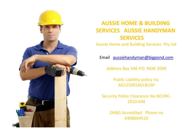 AUSSIE HOME & BUILDING SERVICES