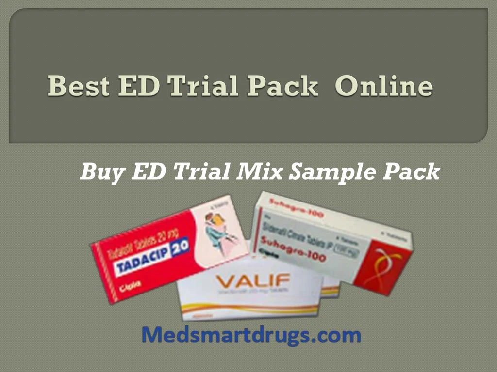 best ed trial pack online