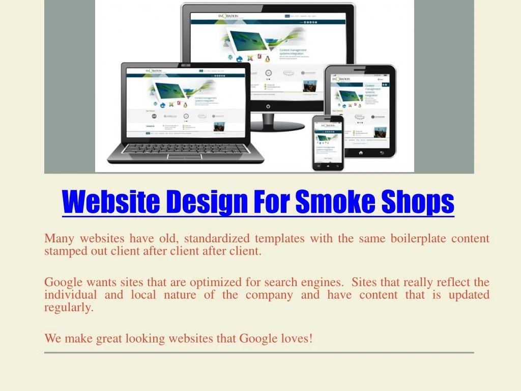 website design for smoke shops
