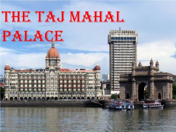The Taj Mahal Palace Near at Colaba in Mumbai - Get Images
