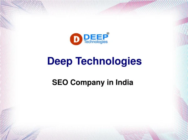 Seo company in india