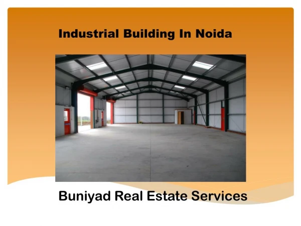 Buy Industrial factories in Noida