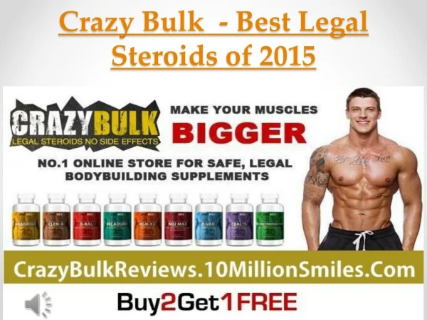 Crazy Bulk - Read Unbiased Review of legal steroids