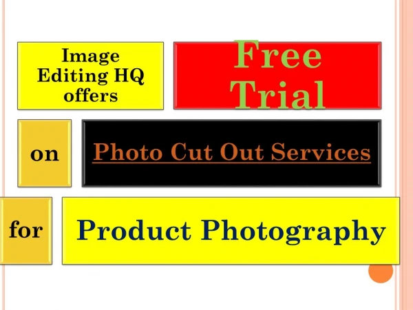 Photo cut out services for product photography with FREE TRIAL