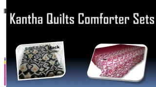 Kantha Quilts Comforter Sets