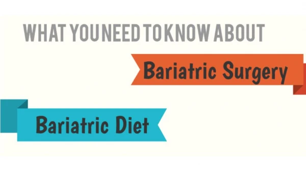 Bariatric Diet And Bariatric Surgery