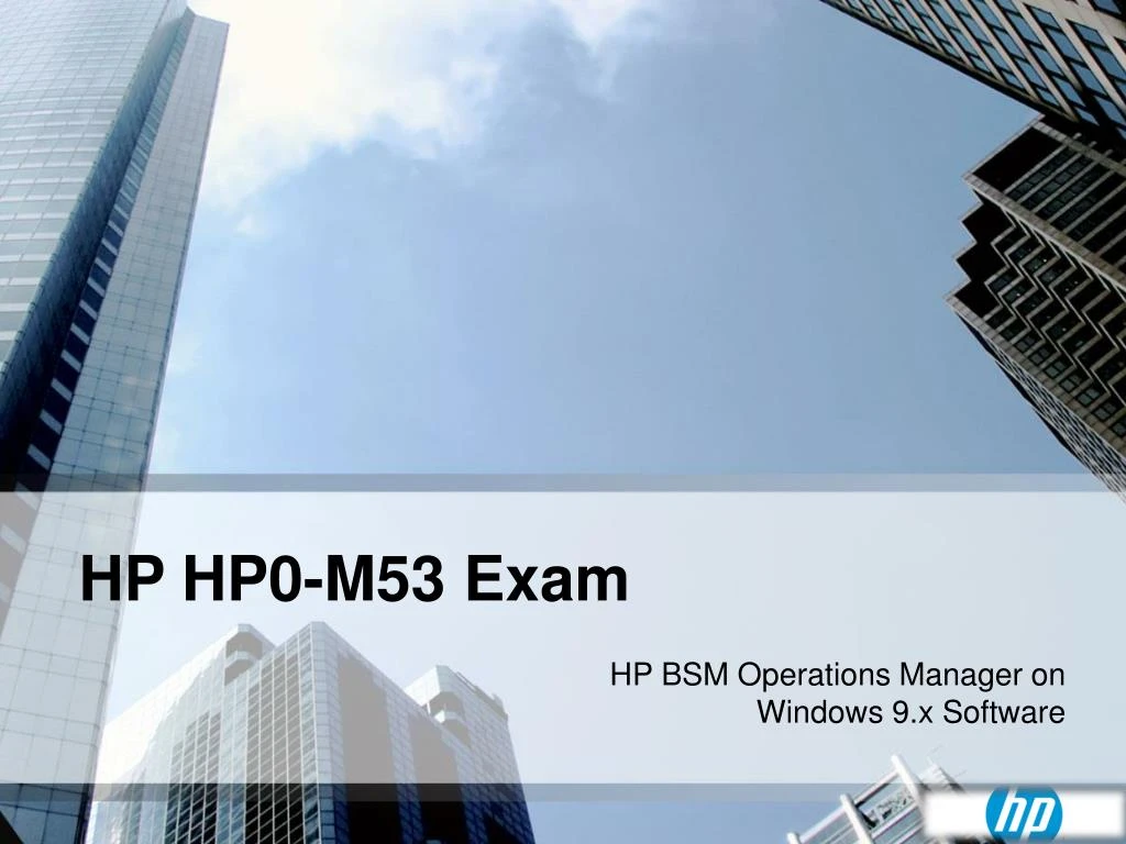 hp hp0 m53 exam