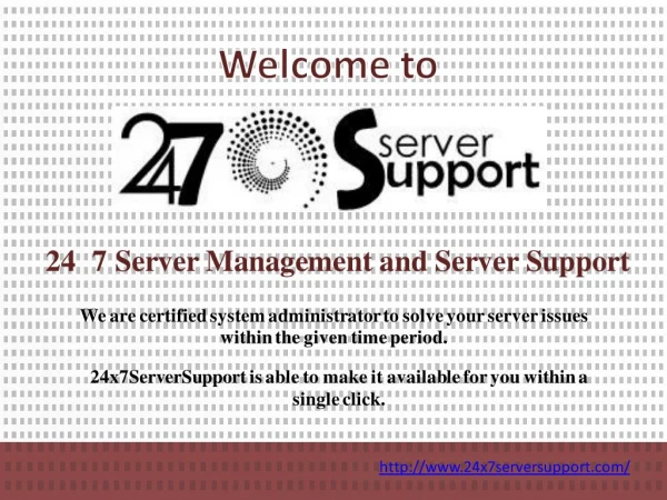 Linux Server Monitoring - 24x7 Server Support