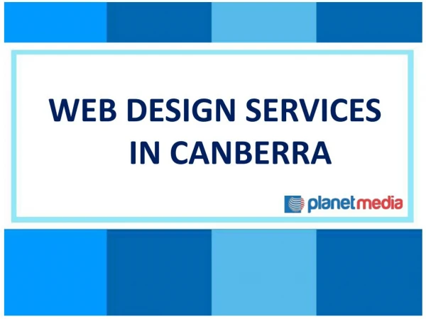 Web design services in Canberra