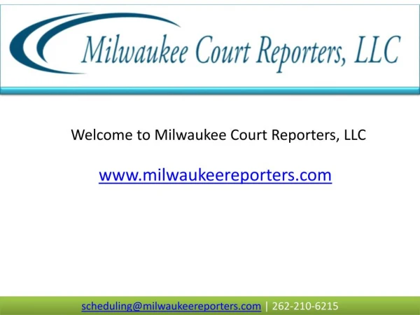 Realtime Court Reporter in Wisconsin