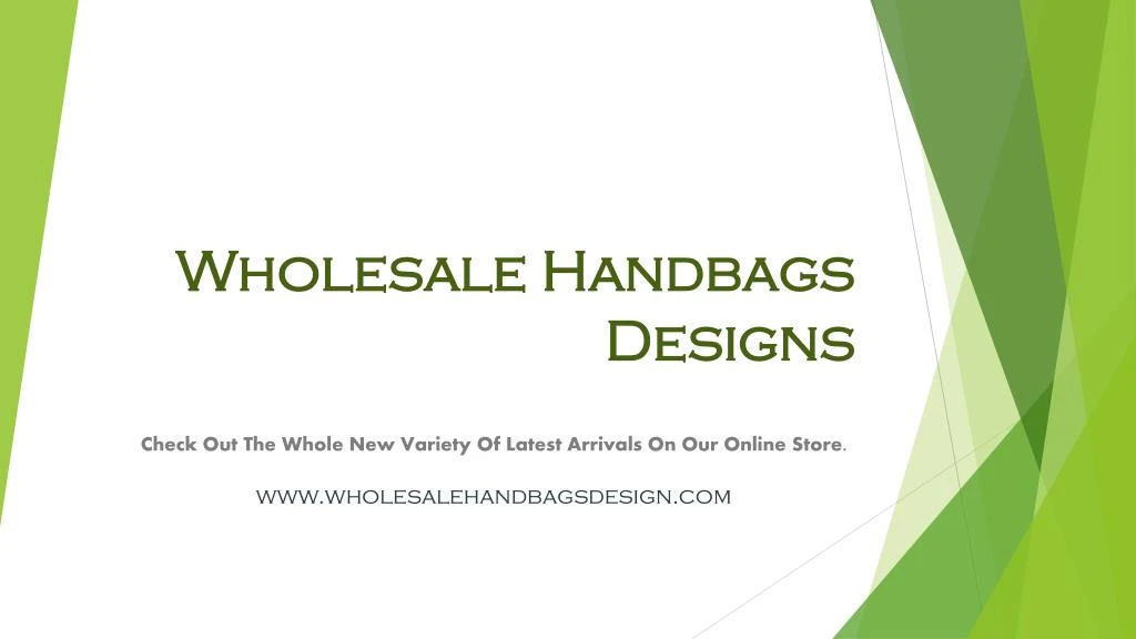 wholesale handbags designs