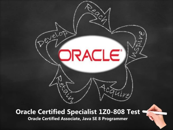 Oracle 1Z0-808 Java SE 8 Programmer I Test