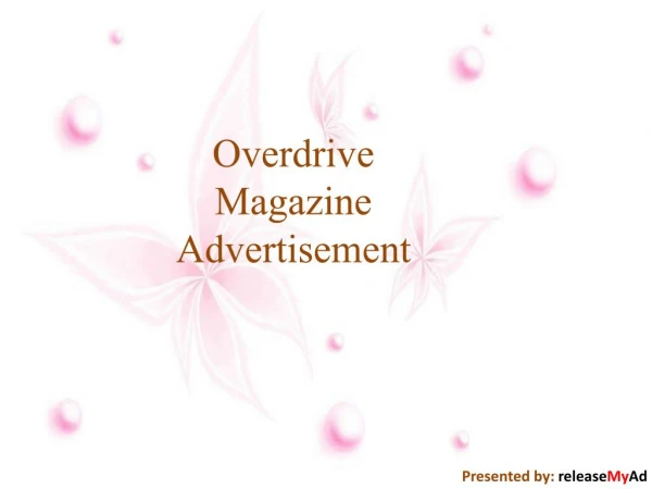 Advertise In Overdrive Magazine Through releaseMyAd