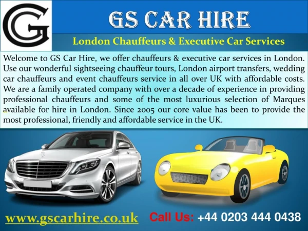 London Chauffeur Driven & Executive Car Hire Services