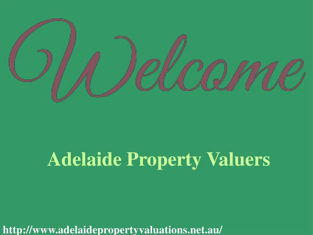 adelaide property valuers