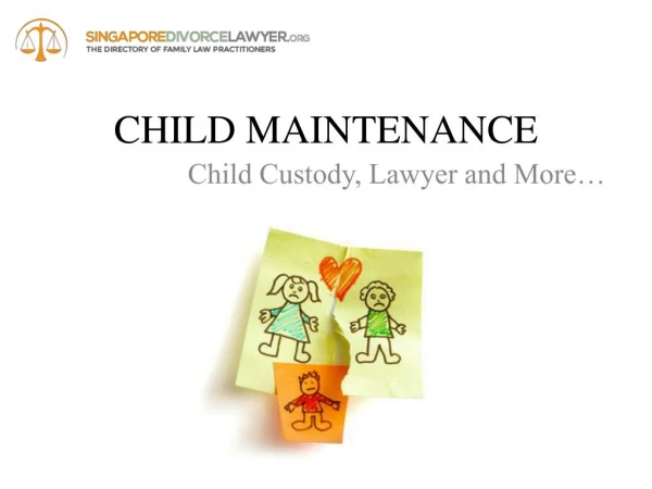 Child maintenance