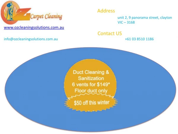 Duct cleaning offer