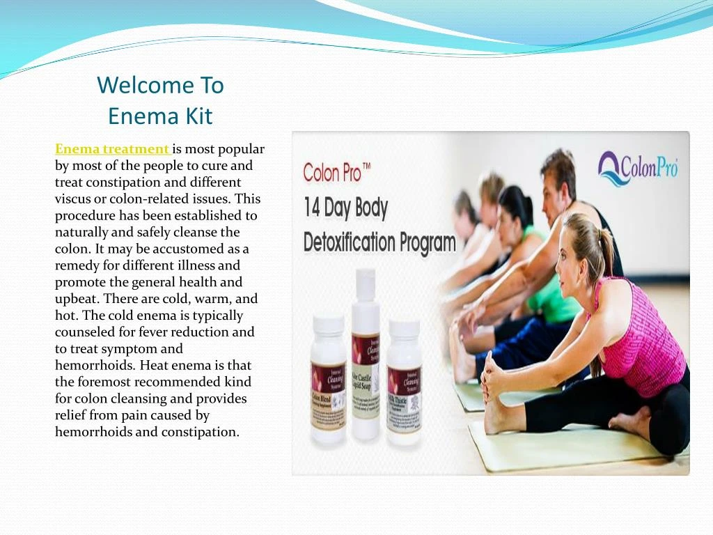 welcome to enema kit