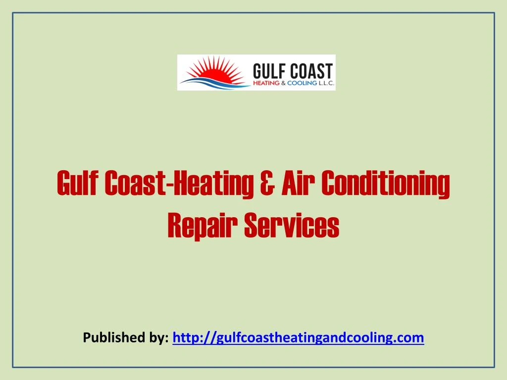 gulf coast heating air conditioning repair services