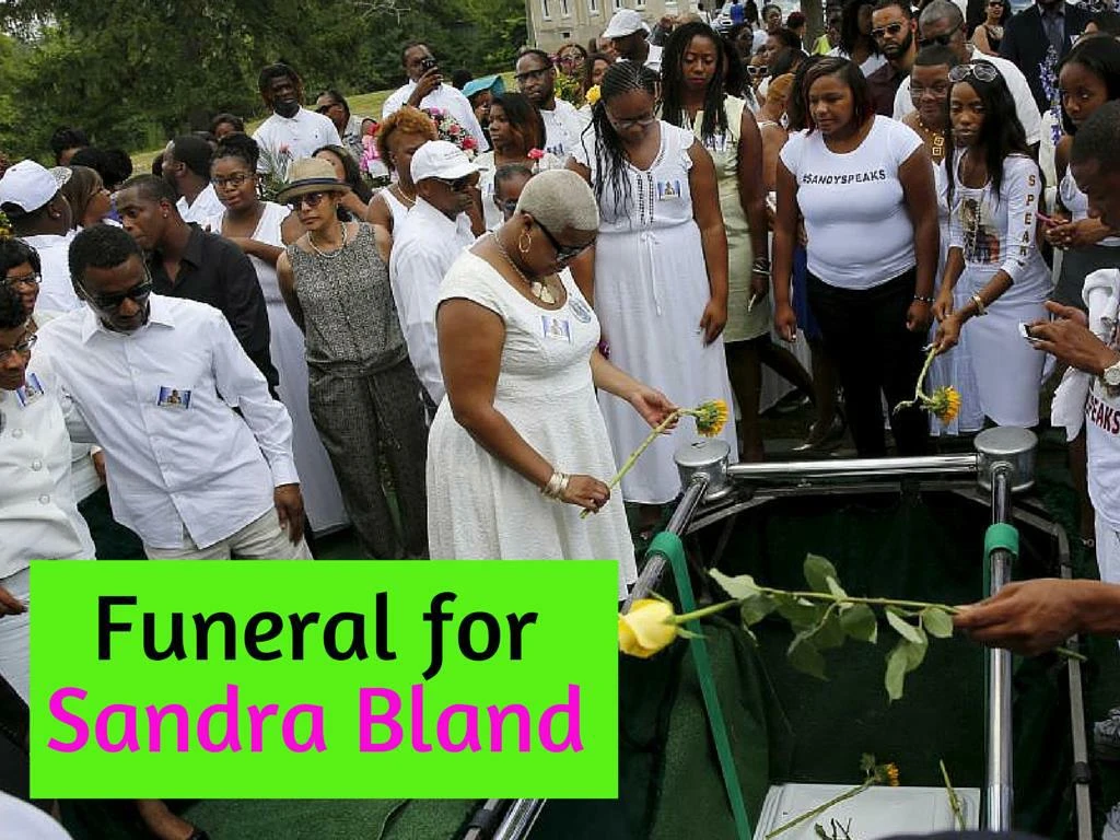 funeral for sandra bland