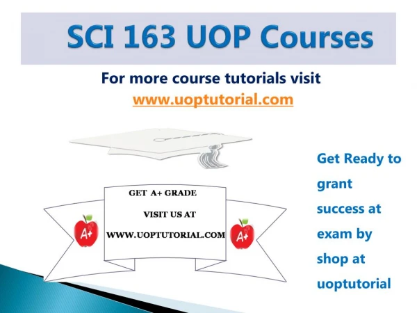 SCI 163 UOP Tutorial / Uoptutorial