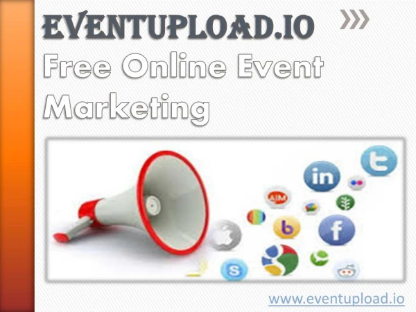 Free Online Event Marketing at EventUpload.io