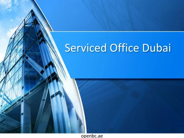 Serviced Office Dubai