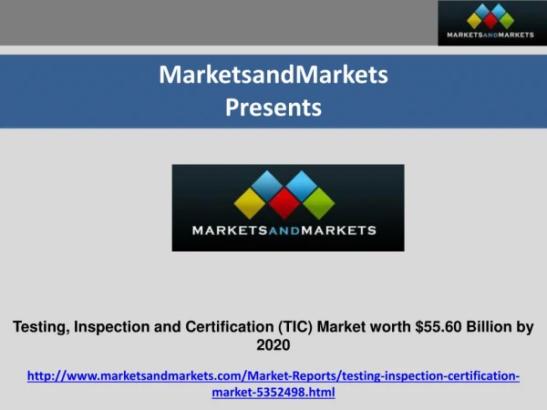 Testing, Inspection and Certification (TIC) Market by Application