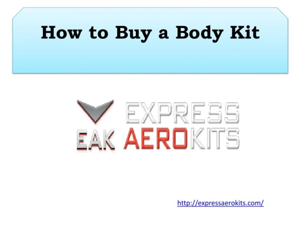 How to Buy a Body Kit