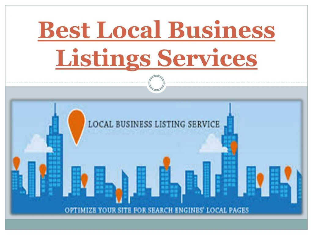 best local business listings services