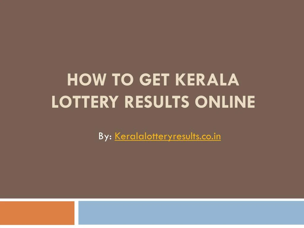 how to get kerala lottery results online