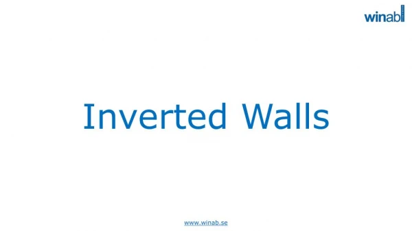 Different Types of Inverted Walls