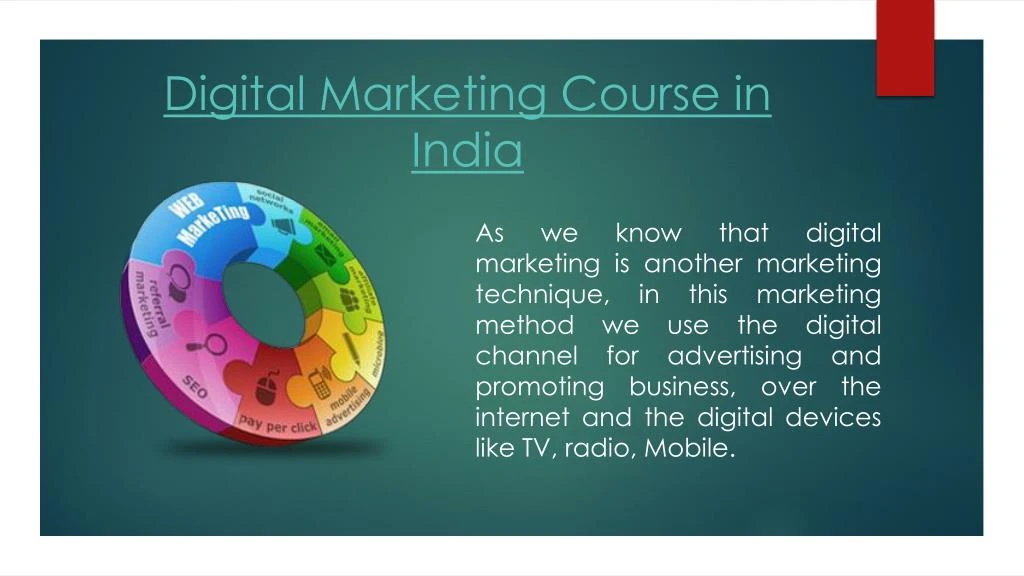digital marketing course in india