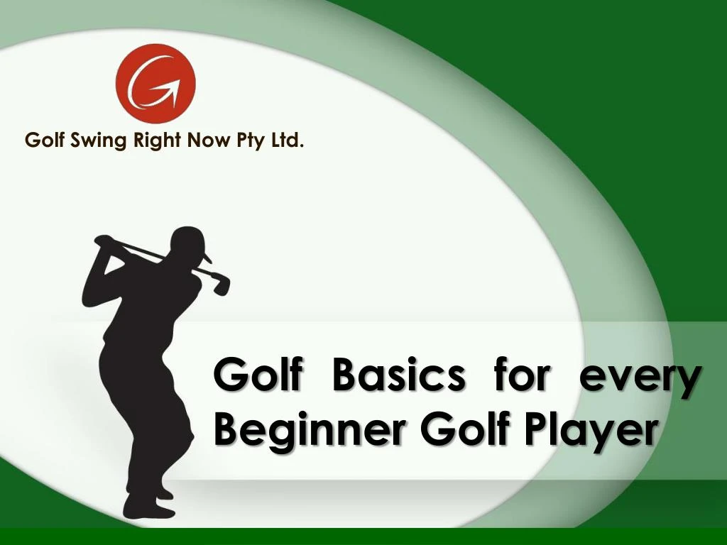 golf basics for every beginner golf player