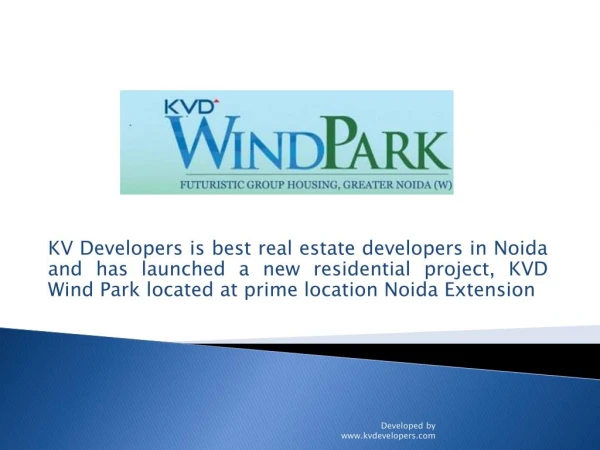 KVD Wind Park Greater Noida West