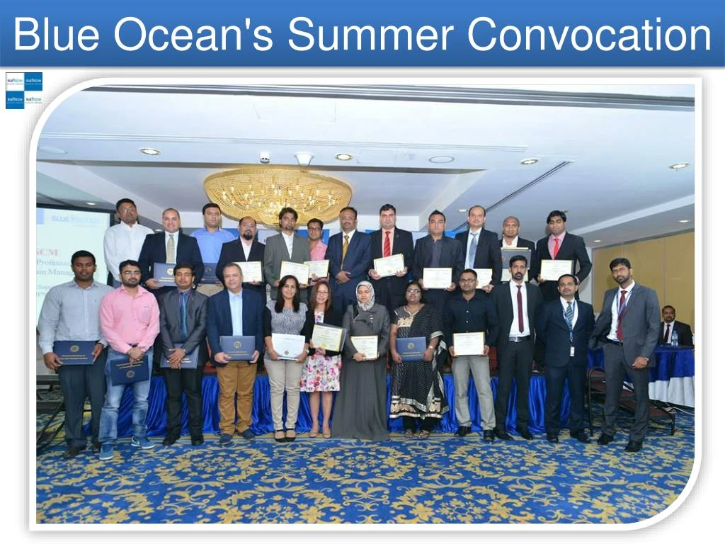 blue ocean s summer convocation