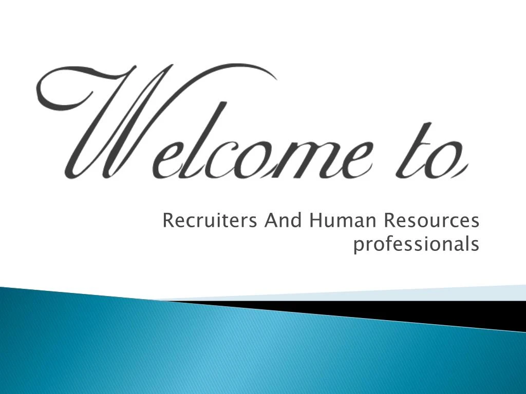 recruiters and human resources professionals
