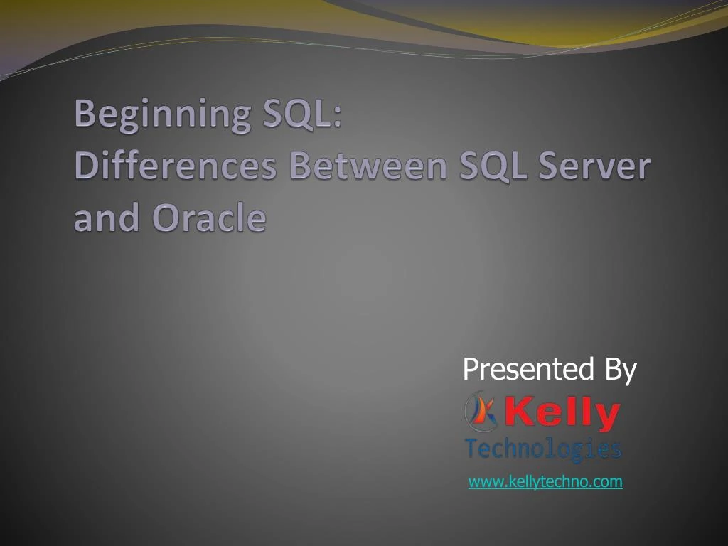 beginning sql differences between sql server and oracle