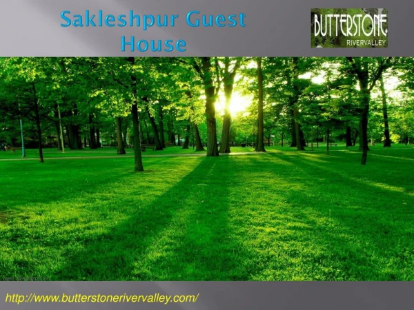 Best Homestay in Sakleshpur - Butterstonerivervalley com