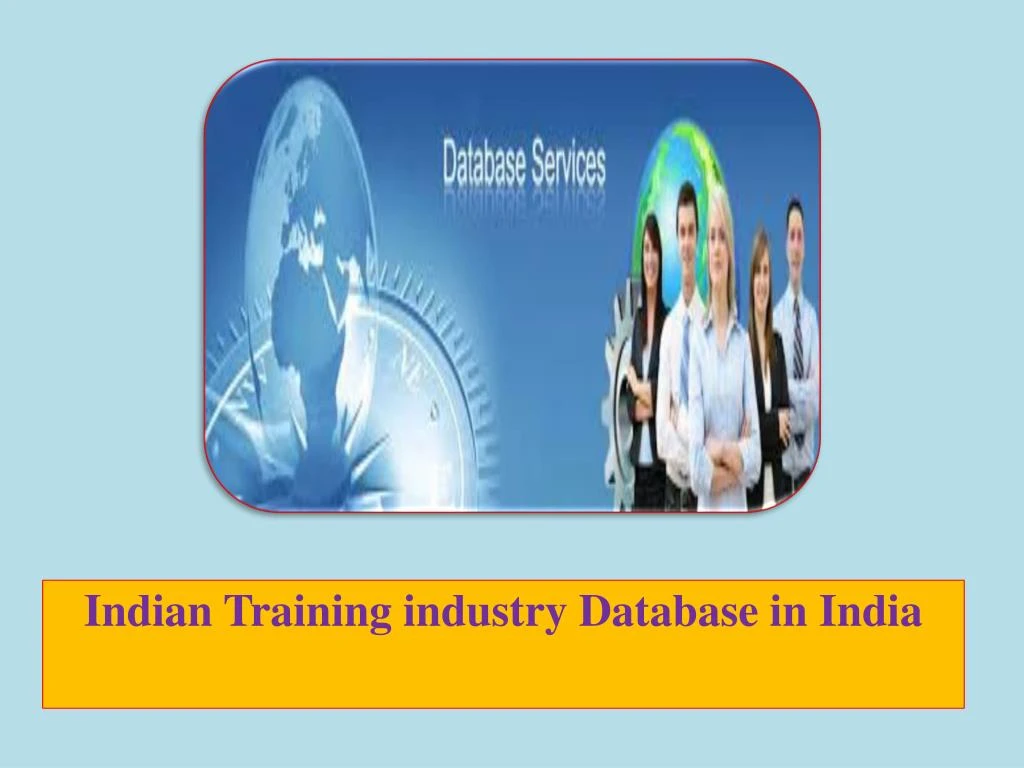 indian training industry database in india