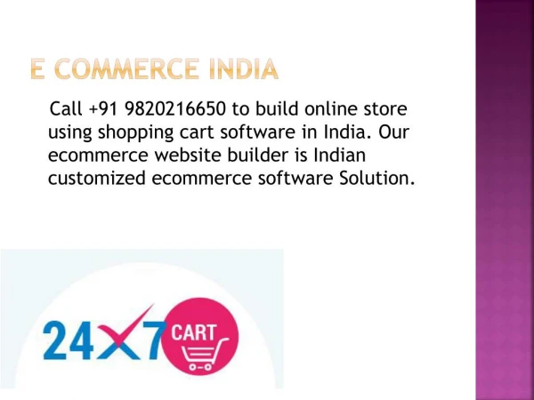 e Commerce India