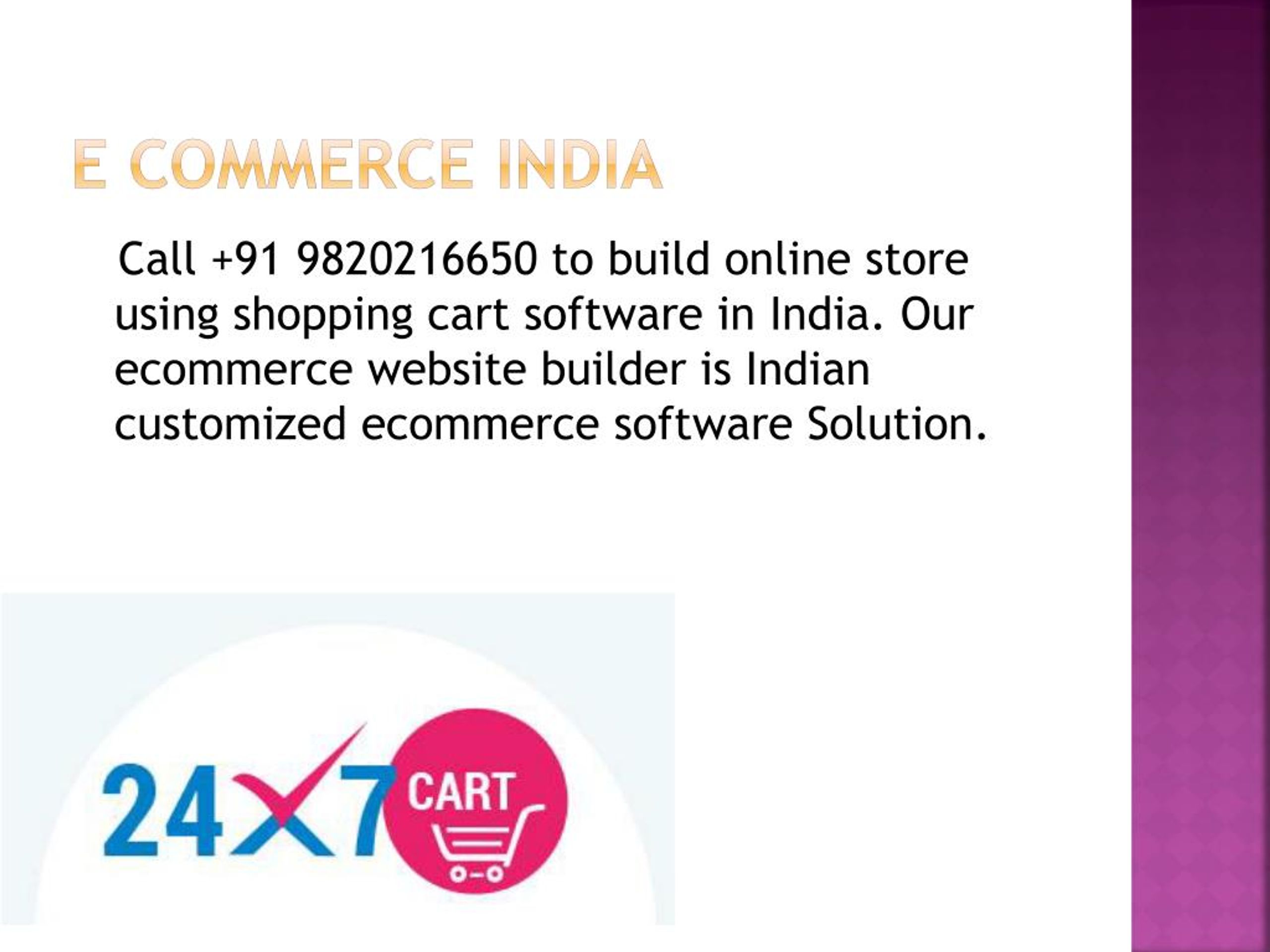 PPT - e Commerce India PowerPoint Presentation, free download - ID:7183882