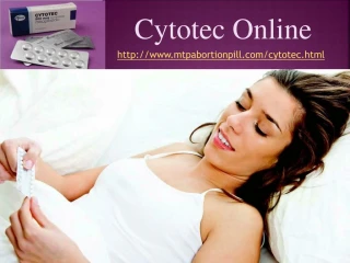 Buy cytotec - slide 1