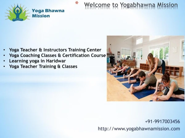 Yoga Teacher & Instructors Training Center Haridwar, India