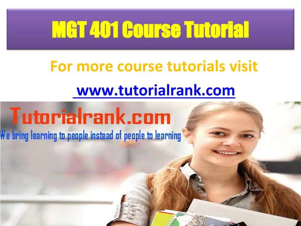 for more course tutorials visit www tutorialrank com