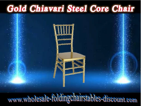 Gold Chiavari Steel Core Chair