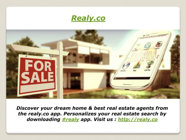 Realy.co Real Estate App